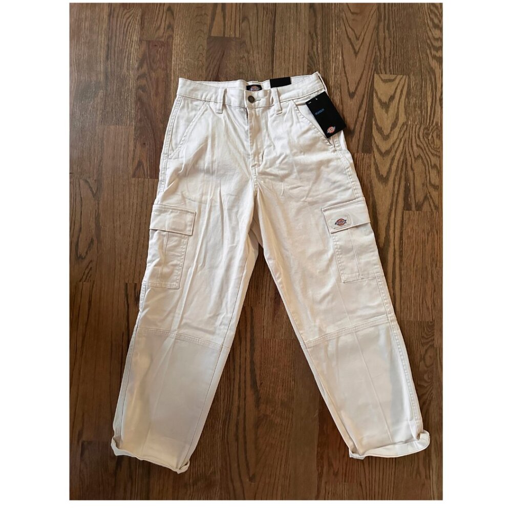 NWT - Dickies Roll Cuff Relaxed Fit Womens Cargo Pants